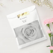 Schwarzweiß-Rosa-Blume Gesichtsbeutel Geschenktütchen (Versiegelt)