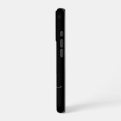 Schwarzweiß-Rosa-Monogramm iPhone Hülle (Linke Seite)