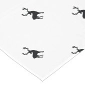 Schwarzweiss-Rotwild Kurzer Tischläufer (Ecke)