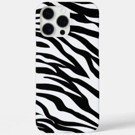 Schwarzweiß Safari Zebra Animal Print iPhone 16 Pro Max Hülle