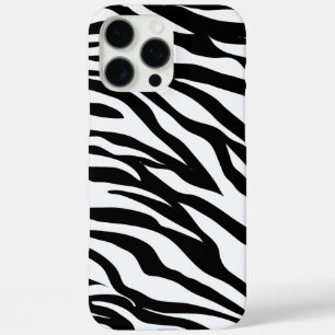 Schwarzweiß Safari Zebra Animal Print iPhone 16 Pro Max Hülle