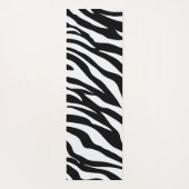 Schwarzweiß Safari Zebra Animal Print Yogamatte (Rückseite)