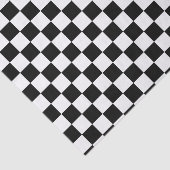 Schwarzweiss-Schachbrett Seidenpapier (Ausschnitt)