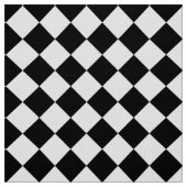 Schwarzweiss-Schachbrett Stoff (Muster)