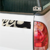 Schwarzweiss-Schmutz-Kunst Autoaufkleber (Auf Lkw)