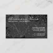 Schwarzweiss-Schmutzverabredungskarte Terminkarte (Rückseite)