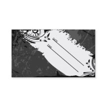 Schwarzweiss-Schmutzverabredungskarte