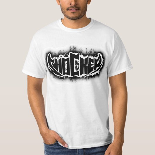 Schwarzweiss-Schocker T-Shirt (Vorderseite)