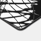 Schwarzweiß Schreibtischunterlage (Ecke)