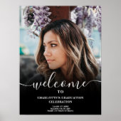 Schwarzweiß-Schrift - Abschluss Poster (Vorne)