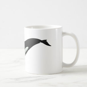 Schwarzweiss-Schwertwal-Killerwal Kaffeetasse