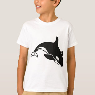 Schwarzweiss-Schwertwal-Killerwal T-Shirt