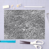 Schwarzweiss-Seidenpapier des Blumendruck-1 Seidenpapier (Handwerk)