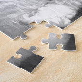 Schwarzweiss-Shih--Tzuwelpe Puzzle (Seite)