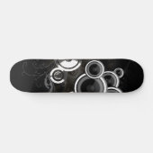 Schwarzweiss Skateboard (Horizontal)