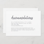 Schwarzweiß-Skriptübersetzung Begleitkarte (Vorne/Hinten)