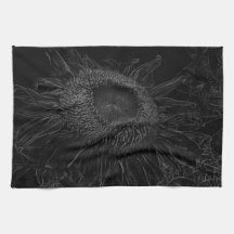 Schwarzweiss-Sonnenblume-Skizze-Entwurf