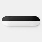 Schwarzweiss-Spalte-Skateboard-Plattform Skateboard (Horizontal)
