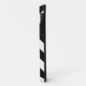 Schwarzweiss-Sparren Case-Mate iPhone Hülle (Hinten/Links)