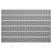 Schwarzweiss-Sparren und Diamanten geometrisch Stoff (Yard (91,4 cm))