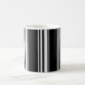 Schwarzweiss-Stängel-Tasse Kaffeetasse (Mittel)