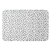 Schwarzweiss-Stellen Badematte (Vorderseite)