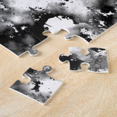 Schwarzweiss-Stellen-Puzzlespiel Puzzle (Seite)