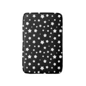 Schwarzweiss-Sternchen-Vereinbarung Badematte (Vorderseite Vertikal)