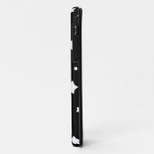Schwarzweiss-Sternchen-Vereinbarung Case-Mate iPhone Hülle (Hinten/Links)