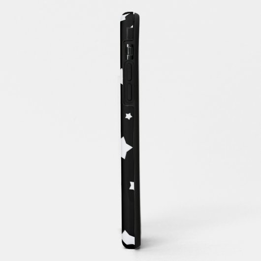Schwarzweiss-Sternchen-Vereinbarung Case-Mate iPhone Hülle (Hinten/Links)