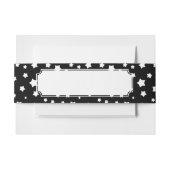 Schwarzweiss-Sternchen-Vereinbarung Einladungsbanderole (Vorderseite Beispiel)