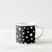 Schwarzweiss-Sternchen-Vereinbarung Espressotasse (Rechts)