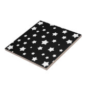 Schwarzweiss-Sternchen-Vereinbarung Fliese (Seite)