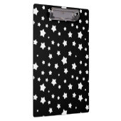 Schwarzweiss-Sternchen-Vereinbarung Klemmbrett (Rechts)
