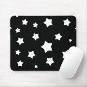 Schwarzweiss-Sternchen-Vereinbarung Mousepad (Mit Mouse)