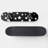 Schwarzweiss-Sternchen-Vereinbarung Skateboard (Horizontal)