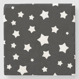 Schwarzweiss-Sternchen-Vereinbarung Steinuntersetzer