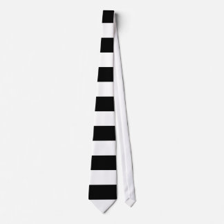 Schwarzweiss-Streifen Krawatte