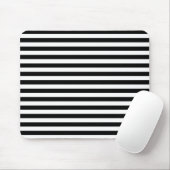 Schwarzweiss-Streifen Mousepad (Mit Mouse)