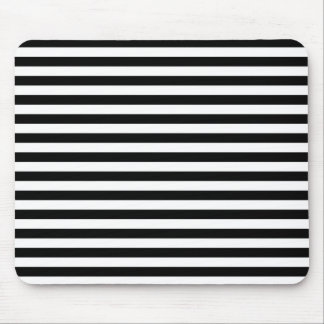 Schwarzweiss-Streifen Mousepad