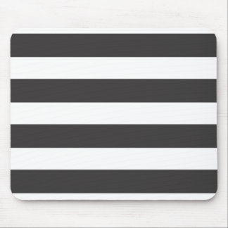Schwarzweiss-Streifen Mousepad