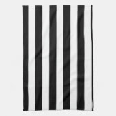 Schwarzweiss-Streifen-| Striped Entwurf Geschirrtuch (Vertikal)