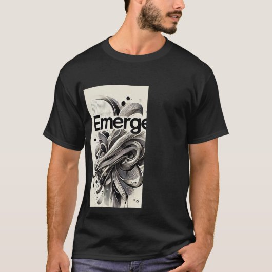 Schwarzweiß-T - Shirt (Vorderseite)