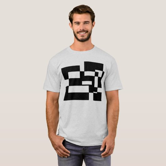 Schwarzweiss T-Shirt (Vorne ganz)