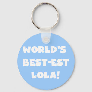 Schwarzweiss-T - Shirts des Gut-est Lola der Welt Schlüsselanhänger