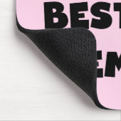 Schwarzweiss-T - Shirts des Gut-est Memaw der Welt Mousepad (Ecke)