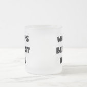 Schwarzweiss-T - Shirts des Gut-est Nana der Welt Mattglastasse (Mittel)