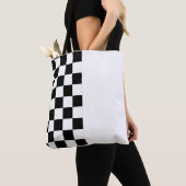 Schwarzweiß Tasche (Von Nahem)