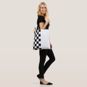 Schwarzweiß Tasche (Am Model)