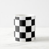 Schwarzweiß-Tasse Kaffeetasse (Mittel)
